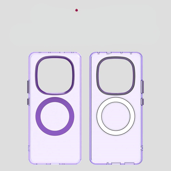 Puzdro pre Xiaomi Redmi Note 14 Pro 5G / Poco X7 5G, Fusion Hybrid, pre MagSafe, fialové