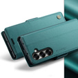 CASEME Litchi Wallet flipové puzdro pre Samsung Galaxy Z Fold7 5G