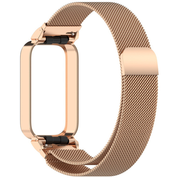 Milánsky náramok pre Samsung Galaxy Fit 3, čierny