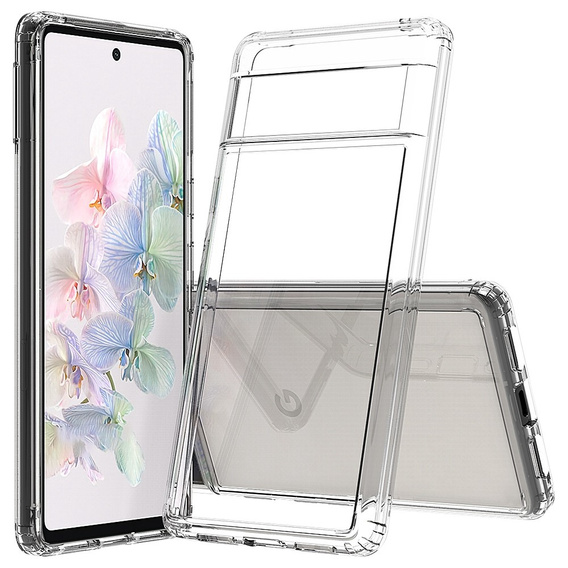 Obal na mobil pre Google Pixel 7, Fusion Hybrid, priehľadné