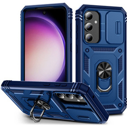 Obal na mobil pre Samsung Galaxy S23 FE, CamShield Slide, modré