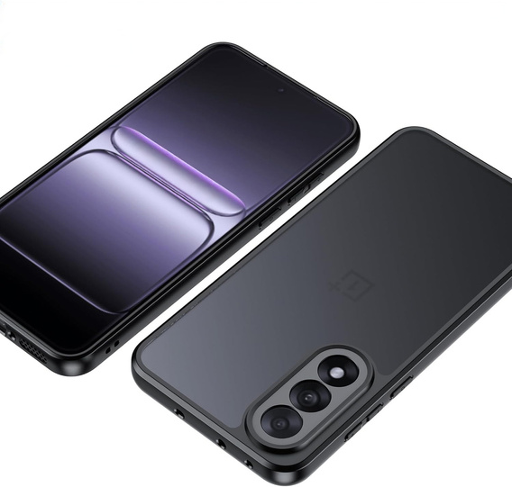 Obal na mobil pre OnePlus Nord 5, Fusion Hybrid, transparentné / čierne