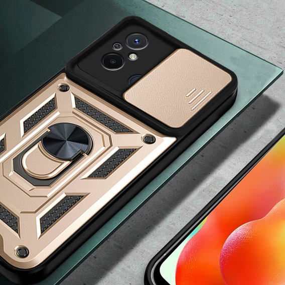 Obal na mobil pre Xiaomi Redmi 12C, CamShield Slide, zlaté
