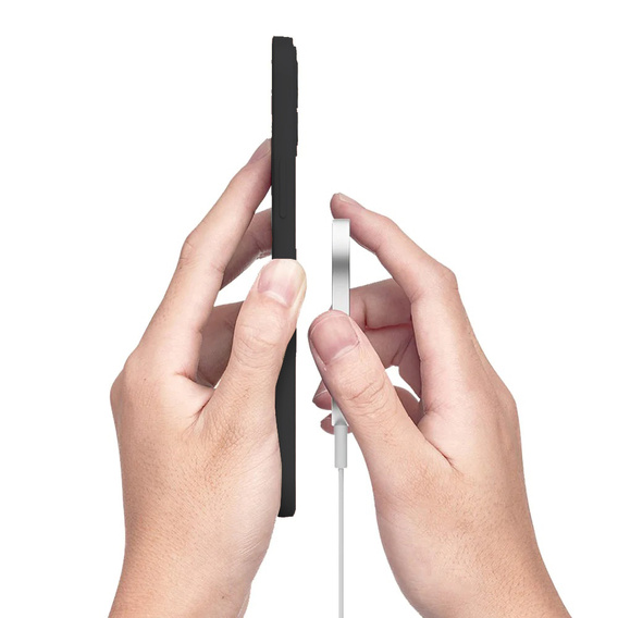 Silikónové puzdro Mag Cover fialové pre iPhone 14 Pro Max