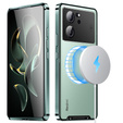 Ochranné puzdro na fotoaparát pre Xiaomi 13T / 13T Pro, CamShield MagSafe, transparentné / zelené