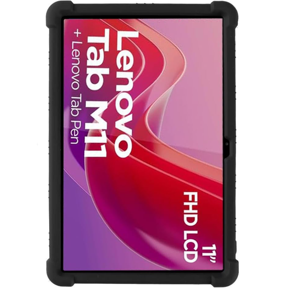 Silikón puzdro pre Lenovo Tab M11, Impact, pancierovaný, čierne