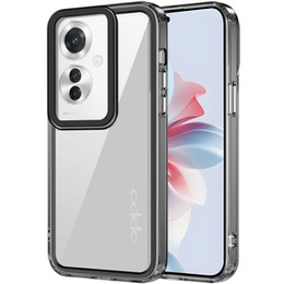 Obal na mobil pre Oppo Reno 11F 5G, Fusion Hybrid, transparentné / čierne