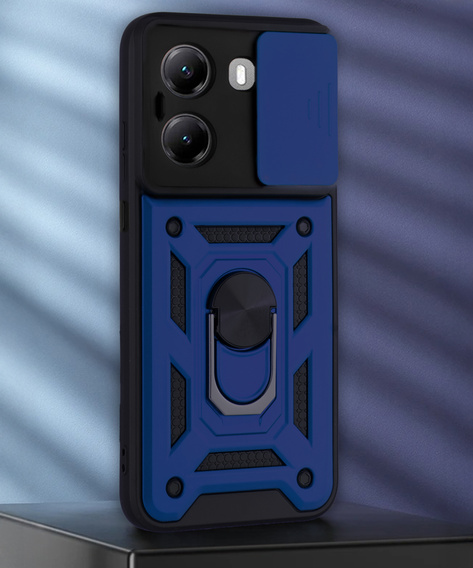 Obal na mobil pre Xiaomi Poco X7 Pro 5G, CamShield Slide, modré