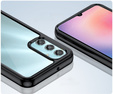 Obal na mobil pre Samsung Galaxy A25 5G, Fusion Hybrid, transparentné / čierne + 9H sklo