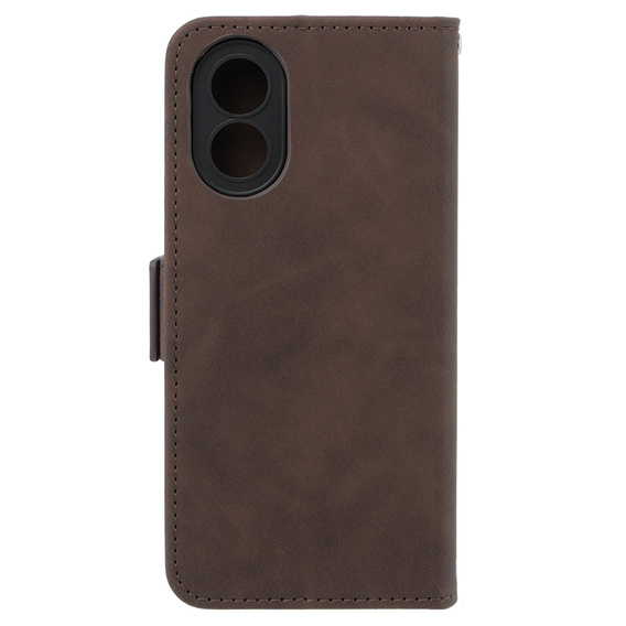 Klapkové puzdro pre Oppo A38 4G / Oppo A18 4G, Card Slot, hnedé