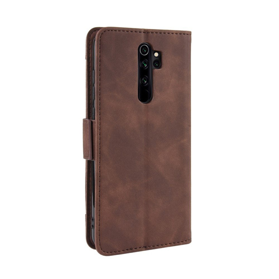 Klapkové puzdro pre Xiaomi Redmi Note 8 Pro, Card Slot, hnedé