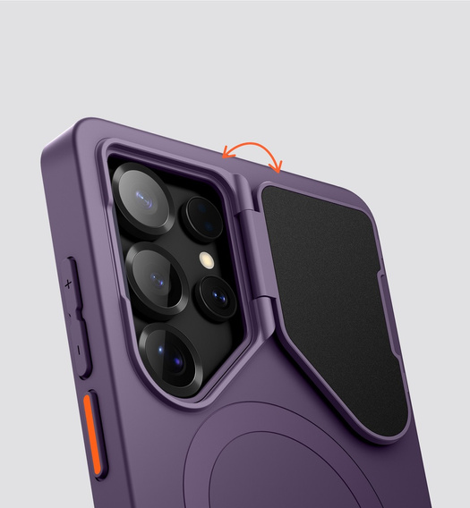 Puzdro pre Samsung Galaxy S25 Ultra, Suritch Shockproof, pre MagSafe, fialové