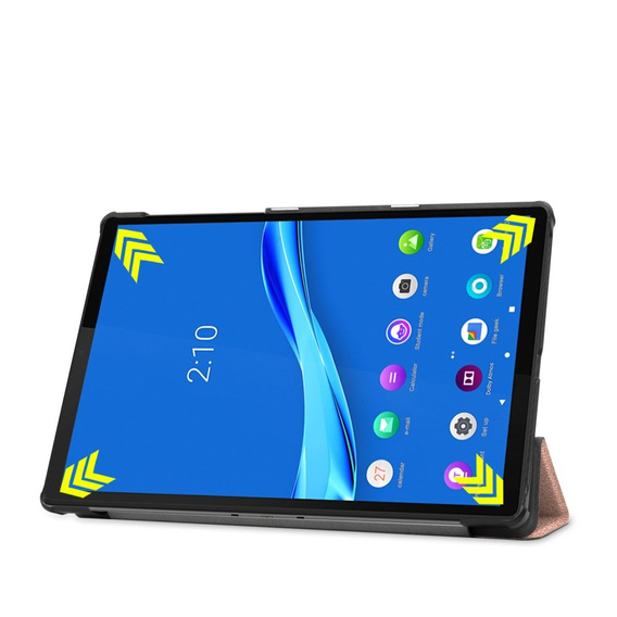 Puzdro pre Lenovo Tab M10 Plus TB-X606F, Smartcase, ružové rose gold