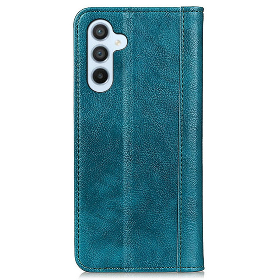 Obal na mobil pre Samsung Galaxy A25 5G, Wallet Litchi Leather, zelený