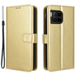 Klapkové puzdro pre T Phone 2 Pro 5G, Crazy Horse Wallet, zlaté