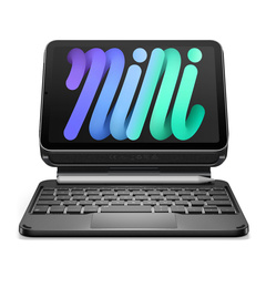 Puzdro s klávesnicou pre iPad mini 8,3" 2021 (6. generácia) / iPad mini 8,3" 2024 (7. generácia), Dexnor Magnetic Keyboard Touchpad, čierne