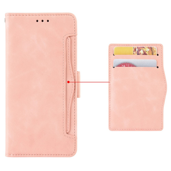 Klapkové puzdro pre Xiaomi 14 Ultra, Card Slot, ružové