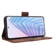 Klapkové puzdro pre Xiaomi Redmi Note 14 4G, Card Slot, hnedé
