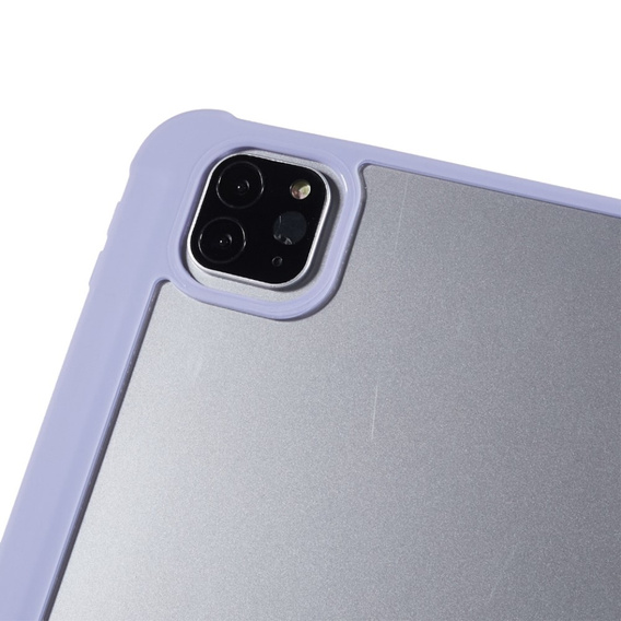 Puzdro pre iPad Pro 11 2022 / 2021 / 2020 / 2018, Smartcase Hybrid, so slotom na stylus, fialové