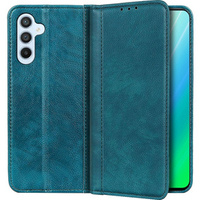 Flipové puzdro pre Samsung Galaxy A34 5G, Split Leather, zelený