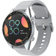 Pasek Silikonowy z klamrą 22mm uniwersalny - Grey