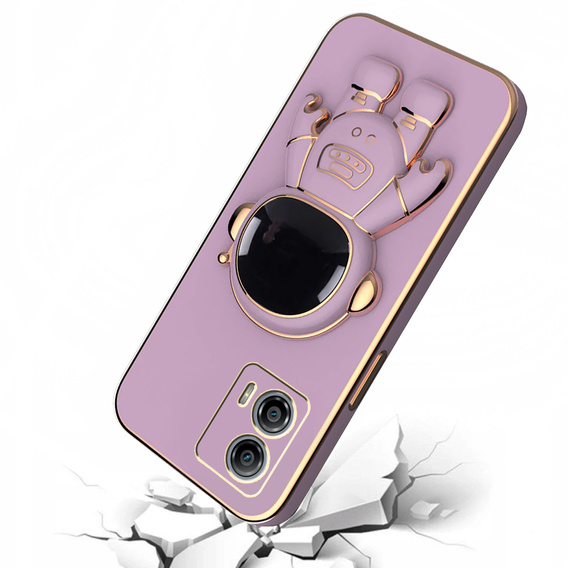 Obal na mobil pre Motorola Moto G53 5G, Astronaut, fialové
