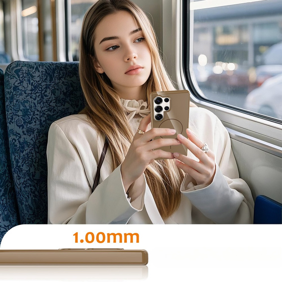 Puzdro pre Samsung Galaxy S25 Ultra, GKK Leather, čierne