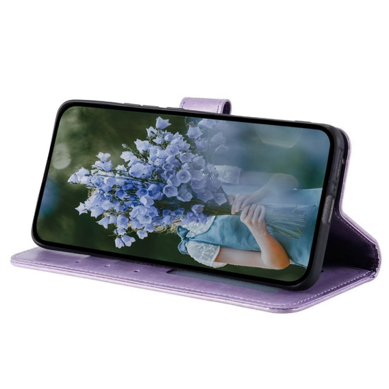 Klapkové puzdro pre Oppo A17, Mandala, fialové