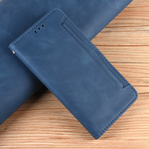 Klapkové puzdro pre Xiaomi Redmi Note 8 Pro, Card Slot, tmavomodré