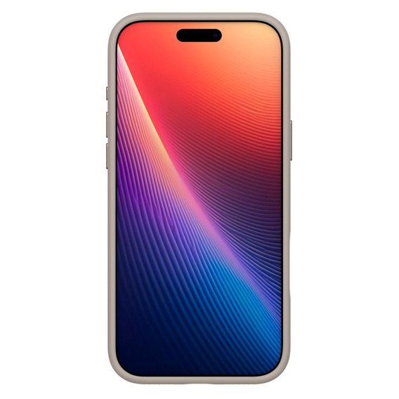 Spigen puzdro pre iPhone 17 Pro Max, Silicone Fit MagSafe, Stone