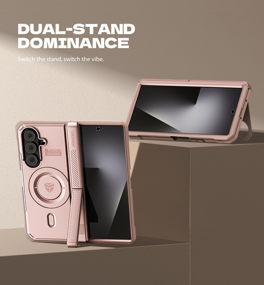 Dexnor Magnetické pancierové puzdro s dvojitými stojanmi pre Samsung Galaxy Z Fold7