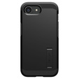 Puzdro Spigen pre iPhone 16E, Tough Armor Mag MagSafe, čierne + tvrdené sklo 9H