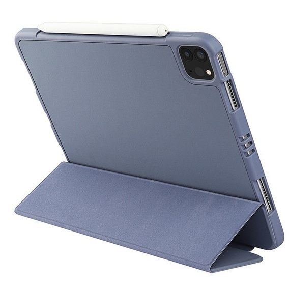Puzdro pre iPad Pro 11 2021/2022, Smartcase s priestorom pre stylus, fialové
