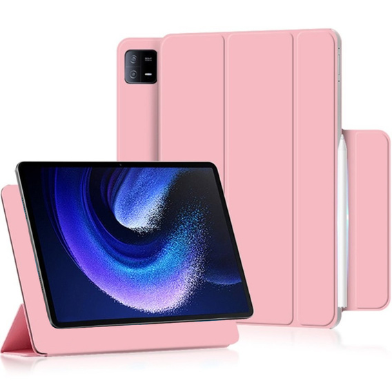 Obal na mobil pre Xiaomi Pad 6, Magnetic Smartcase, ružové