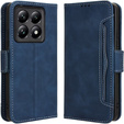 Klapkové puzdro pre Xiaomi 14T Pro, Card Slot, tmavomodré