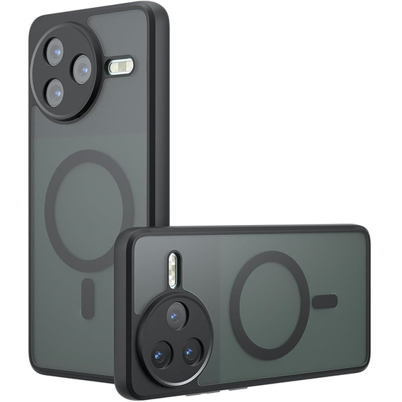 Puzdro pre Xiaomi Poco F7 Pro, pre MagSafe, ERBORD Matt Case, čierny