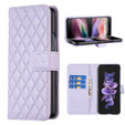 Klapkové puzdro pre Samsung Galaxy Z Fold6 5G, Wallet, BINFEN COLOR, fialové
