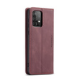 CASEME puzdro pre Samsung Galaxy A52 / A52s, Leather Wallet Case, bordové