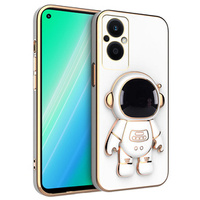 Obal na mobil pre Oppo Reno7 Lite 5G, Astronaut, biele