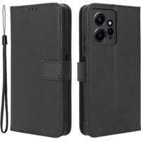 Klapkové puzdro pre Xiaomi Redmi Note 12 4G, Wallet Smart Magnet, čierne