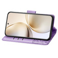 Klapkové puzdro pre Realme 14 Pro 5G, Butterfly, fialové
