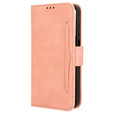 Klapkové puzdro pre Motorola Moto G86 5G, Card Slot, ružové
