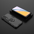 Obal na mobil pre OnePlus Nord 2 5G, Kickstand Ring, čierne