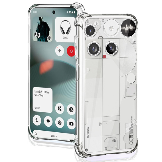 Obal na mobil pre Nothing Phone 3 5G, Dropproof, priehľadné