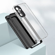 Obal na mobil pre Samsung Galaxy A14 5G, Fusion Hybrid, transparentné / čierne