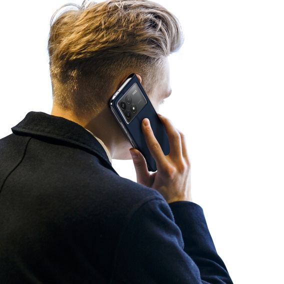 Dux Ducis Obal na mobil pre Xiaomi Poco F6 Pro, Skinpro, tmavomodré