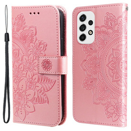 Klapkové puzdro pre Samsung Galaxy A53 5G, Mandala Flower, ružové rose gold