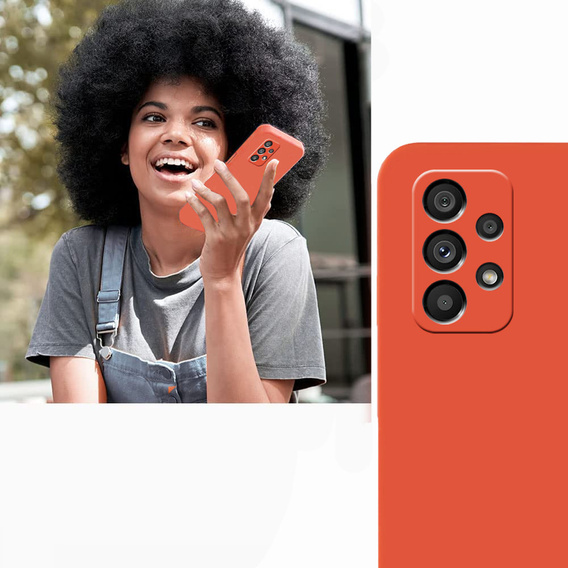 Obal na mobil pre Samsung Galaxy A13 4G, Silicone Lite, červené