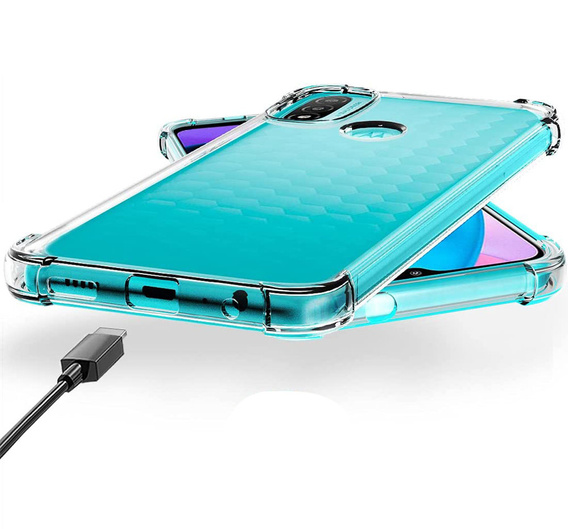 Obal na mobil pre Motorola Moto E20/E30/E40, Dropproof, priehľadné