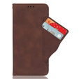 Klapkové puzdro pre Xiaomi Poco F7 Pro, Card Slot, hnedé
